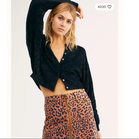 Free People Sweaters - Free People FP One Allegra Cardi Black Medium